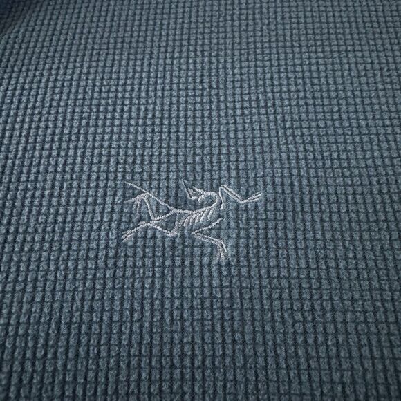 Arc'teryx Delta Sweater Mens 2XL Blue Half Zip Thermal Fleece Polartec Pullover - Picture 4 of 11